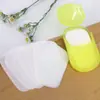 Pastillas de Jabón Portátiles en Caja, Pastillas de Jabón Desechables, Pastillas Absorbentes para Viajes al Aire Libre, Pastillas de Limpieza