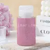 Botella de Prensa de 200 ml Nueva Totalmente Cubierta de Diamantes, Botella de Prensa de Agua Desmaquillante, Envase de Agua de Maquillaje, Botella Vacía, Botella Portátil para Viaje