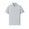 Camisa Polo com Zíper e Lapela Manga Curta Roupa de Trabalho em Grupo Roupa Publicitária Fabricante Em Estoque Suporta Personalização de Logo