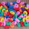 Acessórios de Cabelo Infantil Estilo Coreano Sem Costura Alta Elasticidade Toalha Faixa de Cabelo Corda de Cabelo Elástico Loja de 2 Yuan Taobao Atacado