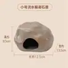Escondite de Cerámica Rugosa para Hámster con Alivio de Calor, Nido de Piedra para Hámster Dorado y Jerbo, Túnel de Tocón de Árbol, Decoración para Jaula, Suministros para Mascotas Pequeñas