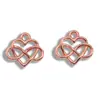 Accesorios para Joyería de Aleación Retro DIY Colgantes de Corazón Hueco Multicolores Collares Pendientes Pulseras Colgantes Más Vendidos Transfronterizos