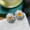 Aretes Fanta Naturales, Alta Claridad, Fuego Brillante, Color Rico, Piedra Suelta de Lujo Incrustada 4*5Ms9