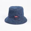 Sombrero de pescador hipster roto de mezclilla lavada y desgastada estilo coreano, sombrero de cuenca para hombres y mujeres, sombrero de verano plegable para protección solar, moda