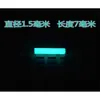 Tubos Luminosos de Alto Brillo Reemplazan Tubos de Tritio, Tubos sin Vidrio, Cuchillo de Bolsillo Gyro para la Punta del Dedo, Material de Resina EDC 1.5x6m