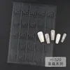 Arte de Uñas Pegatinas Transparentes Huecas Estilo Francés Nuevo Material para Doble Párpado Línea de Posicionamiento Plantilla para Pintura en Spray Pegatinas Auxiliares Adhesivas