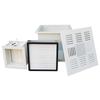 Marco de Aluminio, Marco Galvanizado, Filtro de Aire de Acero Inoxidable, Adecuado para Fábricas de Electrónicos, Quirófanos, Plantas Industriales, Filtro Hepa