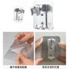 Fabricantes transfronterizos espacio aluminio ducha no perforada pegatinas sin costuras soporte de ducha de mano cabezal de ducha base de ducha ajustable
