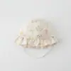 Otoño Corea del Sur Gorro para Bebé Nuevo Estilo Lindo Ins Princesa Niña Bebé Delgado Protección Solar Bebé Gorro de Pescador Venta al por Mayor