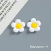 Flor pequeña de cinco pétalos color macarrón, pasador DIY hecho a mano, funda de teléfono, material de pegamento de crema, accesorios de resina