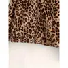 2026 Estilo nuevo transfronterizo europeo y americano AliExpress abrigo de felpa con estampado de leopardo y solapa de moda original para mujer