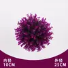 Eucalipto Artificial Bola de Grama Milan Plástico Bola Redonda Planta Verde Pendurada na Parede Interior Shopping Center Supermercado Decoração de Teto