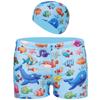 Bóxer infantil de caricatura, traje de baño, gorro de natación, bóxer de Superman para bebé, bóxer para niño pequeño de talla grande, traje de baño para niños