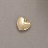Simples de alta qualidade chapeado a cobre 14K ouro proteção de cor amor pingente pequeno único pendurado anel duplo pendurado acessórios de joias DIY