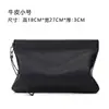 Bolso de Mano para Hombre, Bolso de Piel Genuina, Bolso tipo Sobre de Piel de Oveja, Bolso de Mano de Cuero Suave de Vaca de Gran Capacidad para Negocios, Estilo de Moda para Hombre