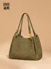 Bolso de Cubo Nuevo de Gran Capacidad para Llevar a Mano, Bolso de Mujer Tejido Mate, Bolso de Paracaídas de Gama Alta, Bolso de Hombro Único