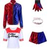Esquadrão Suicida Fantasia da Arlequina Menina Palhaça Roupas Cosplay Traje Cosplay