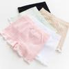 Calça Comprida Cheyenne Transfronteiriça Feminina Anti-reflexo Quatro Cantos Segunda Pele Cintura Média Renda Forro de Algodão Fino Gancho Plus Size Boxer Roupa Íntima Feminina