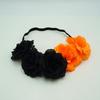 Faixa de Cabelo Europeia e Americana Transfronteiriça para Halloween Flor Artificial Guirlanda do Festival Fantasma Faixa de Cabelo para Festa de Carnaval Adorno de Cabeça para Foto de Feriado