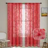 Cortinas de renda transfronteiriças, cortinas translúcidas estilo francês, semi-blackout, transmitem luz mas não são transparentes, cortinas de renda prontas disponíveis para entrega imediata