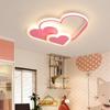 Lámpara creativa para habitación infantil lámpara de techo inteligente nube de amor lámpara moderna simple para dormitorio lámpara de habitación de dibujos animados estrella