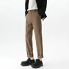 M-8XL Ropa para Hombre Tallas Grandes 2026 Primavera/Verano Nuevos Pantalones Cropped Rectos Ajustados Pantalones de Vestir de Moda