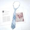 Corbata Azul Estilo Universitario jk Camisa Holgada Sin Golpes Accesorios Ropa Académica Rayada Japonesa Corbata de Lazo Mano Femenina Golpea Masculino dk