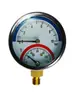 Coletor de piso radiante de 1 polegada 1,2 polegada com medidor de temperatura e manômetro medidor de piso radiante medidor de temperatura e pressão de aquecimento medidor de aquecimento