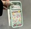 Cachorro de garabato colorido se transforma instantáneamente en una funda Apple 17 Pro Max adecuada para iPhone 16, funda transparente cielo estrellado de dopamina