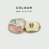 Botones Metálicos para Abrigo con Bloques de Color, Forma Irregular, Estilo Vintage para Trajes, Gabardinas, Chaquetas y Suéteres