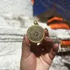 Gran Venta Tanka Tibetano Nepalí Puro Pintado a Mano con Mantra Núcleo de Tarjeta 3.5