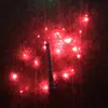 Luces led de fábrica color sólido cadena de luces de bola ondulada luz de mango caja de baterías decoración navideña boda regalo de cumpleaños