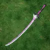 Guan Yu Hoja de Dragón Verde Media Luna Lu Bu Alabarda Fang Tian Juguetes Periféricos de los Tres Reinos Espadas Armas de Plástico PP Arma de Zhang Liao