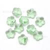 Contas Soltas Flor de Ameixeira Furo Médio 14mm Furo Reto Contas Soltas de Vidro Acessórios para Pulseira DIY Acessórios de Vestuário Adesivos DIY
