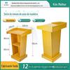 Mesa de Palestra Montada em Madeira para Escolas Primárias e Secundárias, Aulas de Treinamento, Salas de Aula Escolares, Púlpito, Mesa de Palestra Montada em Madeira Multifuncional