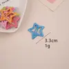 Pasador de Estrella de Dopamina Y2K Lindo para Niña Estrella de Cinco Puntas Pasador de Cabello Color Caramelo Ins Clip BB Clip para Flequillo