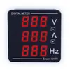 Voltaje Corriente Monofásico Medidor de Pantalla Digital Frecuencia Combinación de Tres Pantallas Medición de Motor Voltaje Ac 220V380V