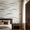 Adesivos Geométricos Minimalistas de Luxo Leve Adesivos de Parede Autoadesivos Decoração de Parede de Fundo para Quarto Próximo à Cama Papel de Parede para Renovação de Móveis