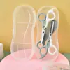 Conjunto de Cuidados para Bebê Tesoura de Barbeiro de Aço Inoxidável Tesoura de Cabeleireiro Infantil Pente Três Peças Outlet de Fábrica