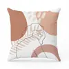 Funda de almohada estilo Morandi, funda de cojín cuadrada para dormitorio o sofá de sala de estar, impresión a una cara, relleno de almohada no incluido