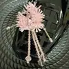 Acessórios de Flor de Sapato de Cristal Resistentes Estilo Coreano com Lantejoulas Bordadas, Franjas de Cristal Exquisite de Estilo Leve de Luxo