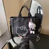 Bolso Bandolera Nuevo de Otoño Estiloso y Lindo de Gatito con Ambiente Artístico y Perezoso, Bolso de Mano Ligero para el Día a Día para Mujeres