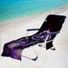 Nueva funda de microfibra para silla de playa toalla reclinable bolsa para toalla de playa impresión digital un atrapasueños