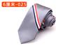 Corbata Estrecha para Hombre de 6 cm, Multicolor, Poliéster con Tejido Floral a Cuadros de 1200 Puntos, Corbata para Camisa de Vestir Atada a Mano, Rayas, Sin Nudo