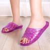 Pantuflas Baño Cristal Gelatina Pareja Plástico Antideslizante Interior Hogar Masculino y Femenino Madre Planas con Suave Transparente Exterior