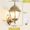 Luminária de Parede Externa Solar Lâmpada de Pátio Rústica Lâmpada de Parede Externa Villa Lâmpada de Parede Super Brilhante Lâmpada de Escada de Casa Varanda Sala de Sol