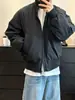 Chaqueta de Piloto para Hombre 2026 de Algodón, Estilo Americano, Corta, Cuello Alto, Chaqueta de Béisbol para Otoño e Invierno