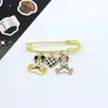Broche de Dibujos Animados Minnie Pato Donald Pin de Dibujos Animados Mickey Insignia Insignia Ropa de Estudiante Bolsas Accesorios Regalos