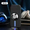 Mini spinner antiestrés, encendedor de llama abierta, juguete premium para dedos, recargable, sensación popular en línea, regalo creativo