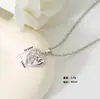 Luochen Transfronterizo Más Vendido Collar Colgante de Zirconia con Lazo en Forma de Corazón Diseño de Nicho Joyería Ligera de Lujo Cadena para la Clavícula